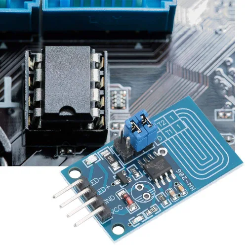 Vista 5 de Atenuador LED táctil capacitivo, módulo de control de brillo compacto PWM para lámparas de mesa, tiras de luz de 2.4 V a 5 V, sensor táctil, tablero