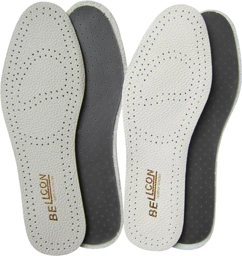 Vista 7 de Bellcon - Plantillas de cuero para hombres, inserciones de cuero fino para botas de hombre, almohadillas de zapatos de longitud completa con carbono