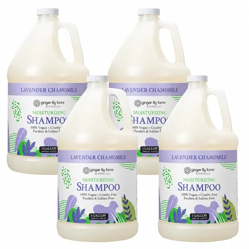 Vista 22 de Ginger Lily Farms Botanicals Champú hidratante para todo tipo de cabello, 100% vegano y libre de crueldad, aroma a pera de manzana, repuesto de 1