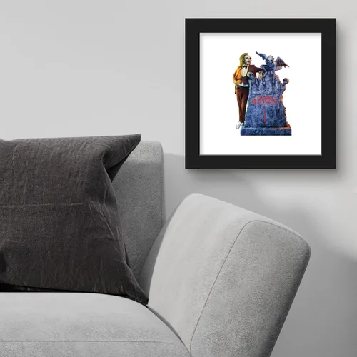 Vista 3 de Trends International Gallery Pops Beetlejuice - Póster de pared de Beetlejuice, 12.00 x 12.00 pulgadas, versión de marco negro