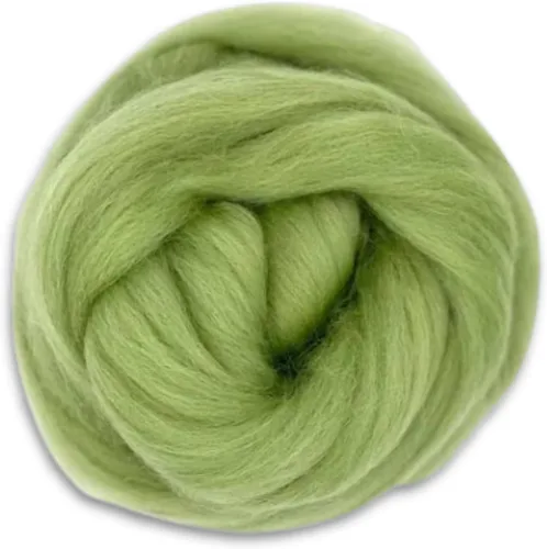Vista 22 de Revolution Fibers Lana Corriedale teñida 8.2 onzas de parte superior de lana peinada de primera calidad 26 micras, 100% lana Corriedale pura