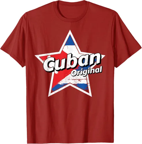 Vista 19 de Camisa Cubano Original Camisa Bandera de Cuba Camiseta Cubano, Negro