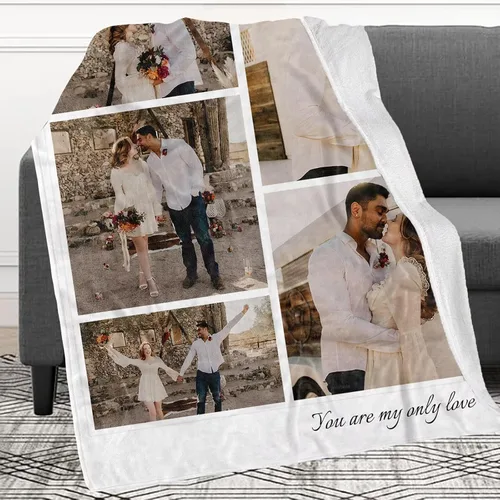 Vista 73 de Manta personalizada con imagen, mantas personalizadas para adultos y niños, manta de fotos personalizable, mantas personalizadas como regalo