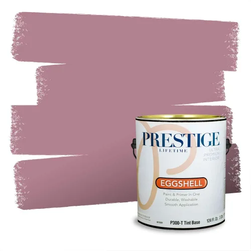 Vista 446 de Prestige Paints Pintura exterior e imprimación en uno, 1 galón, plano, coincidencia comparable de Valspar* Amber Rose*