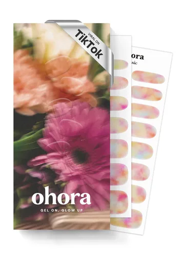 Vista 22 de ohora Tiras de uñas de gel semicuradas (N Clean Girl), color rosa, gelatina, funciona con cualquier lámpara UV/LED, calidad de salón, larga