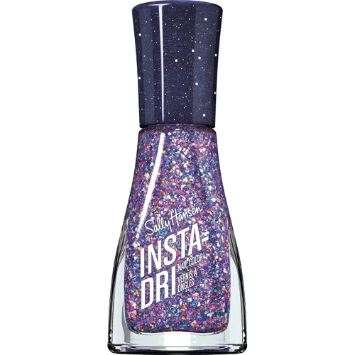Vista 29 de Sally Hansen Insta-Dri Holo-Glow Esmalte de uñas de secado rápido, duración prolongada, brillo sin vetas Semi-opaco, con destellos 102 Lila