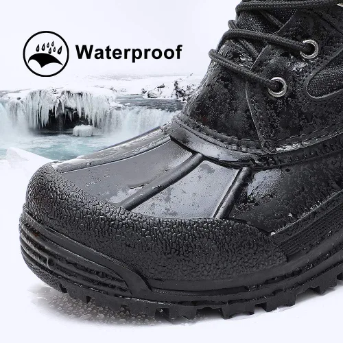 Vista 3 de ALEADER Men's Waterproof Winter Snow Boots Thinsulate