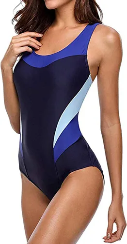 Vista 3 de American Trends Athletic Swimsuit for Women One Piece Lap Swimming Training Suit Tummy Control Bathing Suits