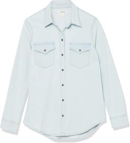Vista 6 de Goodthreads Camisa vaquera de manga larga para mujer