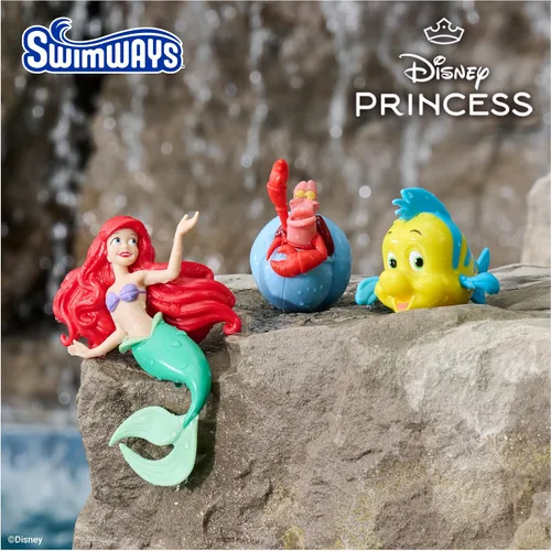 Vista 2 de SwimWays Disney - Juguete de piscina de personajes de buceo The Little