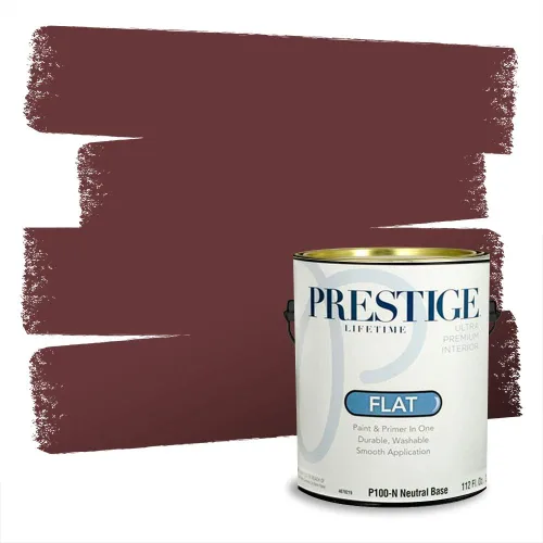 Vista 524 de Prestige Paints Pintura exterior e imprimación en uno, 1 galón, plano, coincidencia comparable de Valspar* Amber Rose*