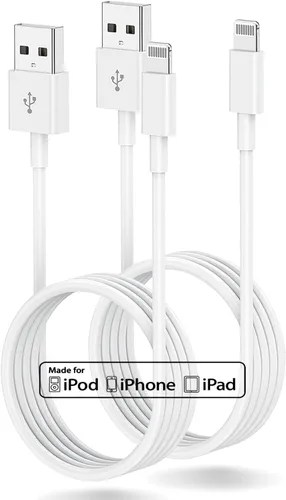 Vista 14 de Paquete de 4 cargadores de iPhone de 3 pies con certificación MFi de Apple, cable Lightning a USB de 3 pies, cable de carga rápida Apple de 3 pies
