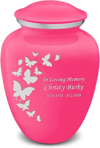 Vista 15 de Geturns Embrace Urnas de Cremación de Mariposa Personalizadas para Adultos para Cenizas Humanas I Urna Funeraria Grande Negra para Mujeres y Hombres