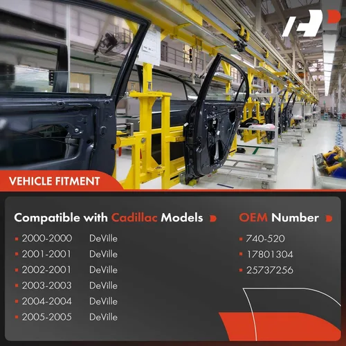 Vista 3 de A-Premium Elevalunas eléctrico lado delantero del conductor, sin motor