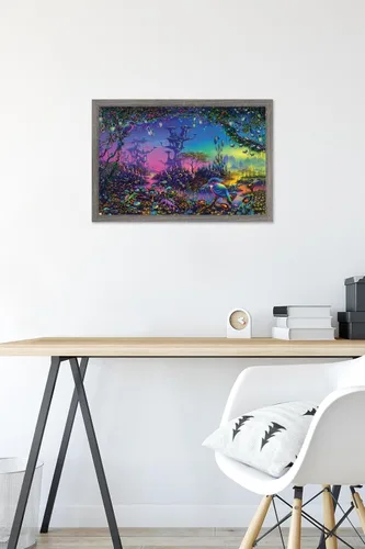 Vista 6 de Trends International Danny Flynn - Riverside Wall Poster, 22.4L x 14.7W, Barnwood Framed Version Versión enmarcada Barnwood