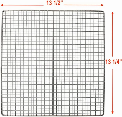 Vista 2 de Kitchen Basics 101 Pantalla para freidora profunda de 13-1/4 x 13-1/2 pulgadas, reemplaza la pantalla de migas para freidora Pitco, parte de calidad