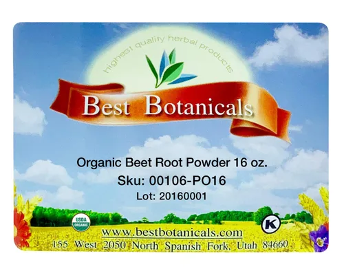 Vista 4 de Best Botanicals Polvo de raíz de remolacha 16 oz (orgánico)