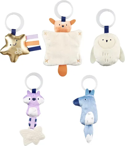 Vista 3 de Skip Hop Alfombrilla para el tiempo de barriga, 3 en 1, para actividades para bebés, edad 0-2 años, sueños celestiales, gris
