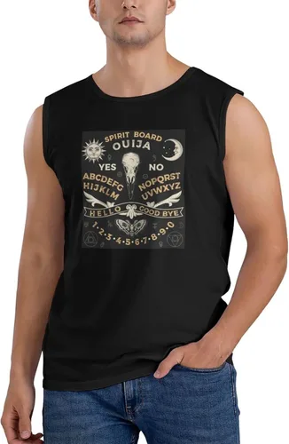 Vista 2 de Game Ouija Board Pattern Tank Tops Mans T-Shirt Sleeveless T-Shirt