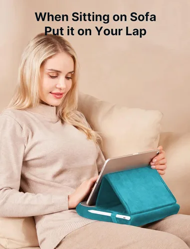 Vista 3 de JSAUX Soporte de almohada para tableta, soporte para tablet para regazo, cama y escritorio, compatible con iPad Pro 11 10.5 9.7 10.2 Air Mini
