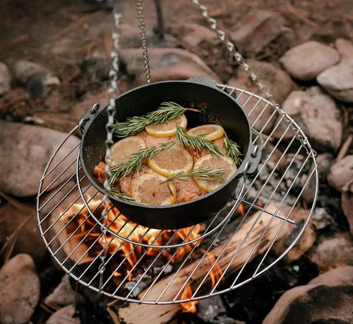 Vista 5 de Stansport Tripod Cooker with 17" Grill (15997-77)