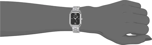 Vista 6 de Anne Klein - Reloj de pulsera para mujer, PlateadoNegro