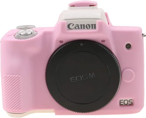Vista 8 de TUYUNG - Funda de silicona para cámara digital Canon EOS M50, color negro