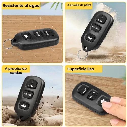 Vista 6 de OGATOO Llavero de Repuesto Compatible con Camry 2002 2003 2004 2005 2006/ Solara 2002 2003 Control Remoto de Entrada sin Llave (GQ43VT14T)