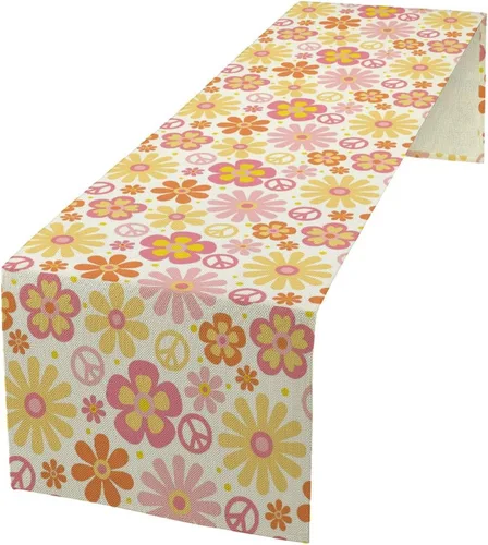 Vista 26 de YCness Camino de mesa con estampado de vaca, piel de vaca marrón, estilo occidental, decoración de casa de campo para el hogar, cocina, comedor, 13