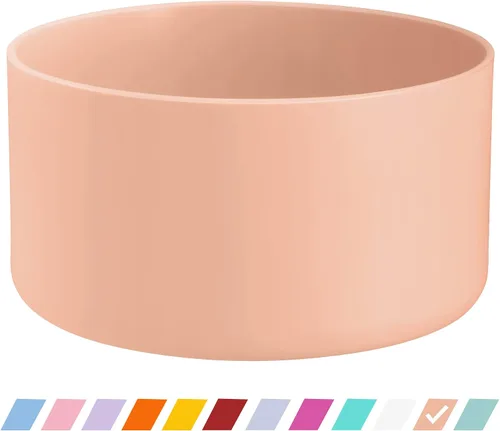 Vista 10 de Vmini Funda protectora de silicona, compatible con Hydro Flask y más botellas de agua, funda inferior antideslizante de 12 a 40 onzas