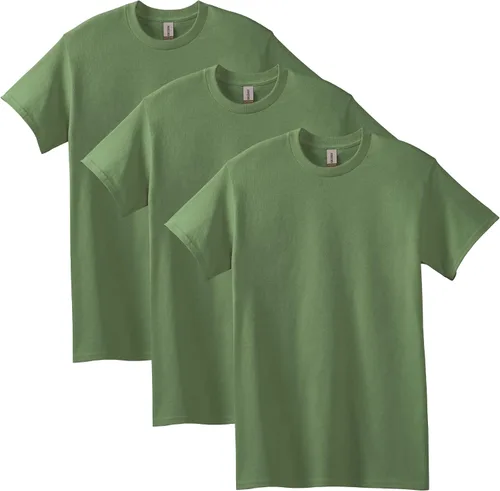 Vista 36 de Gildan Camiseta de algodón pesado para adultos, estilo G5000, paquete múltiple Gris ceniza (paquete de 2)