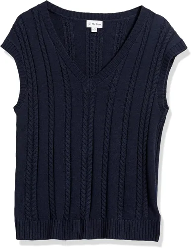 Vista 6 de The Drop Chaleco Frankie de corte holgado con cuello en V para mujer
