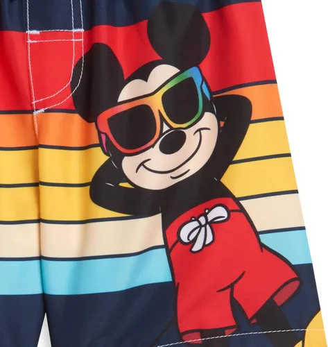 Vista 5 de Disney Mickey Mouse - Conjunto de traje de baño y camiseta de neopreno para bebés y niños pequeños
