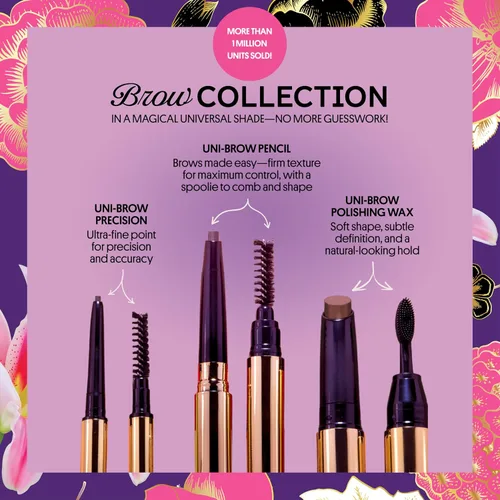 Vista 8 de Winky Lux Lápiz de Cejas Uni-Brow, de Doble Punta con Spoolie, Definidor de Cejas Resistente al Agua con Punta Ultra-Fina, Tono Universal para Cejas