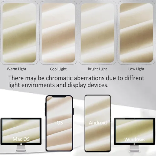 Vista 8 de Fcosie Cortinas de terciopelo blanco beige de 120 pulgadas de largo, panel de cortina con ojales en la parte superior, cortinas extralargas