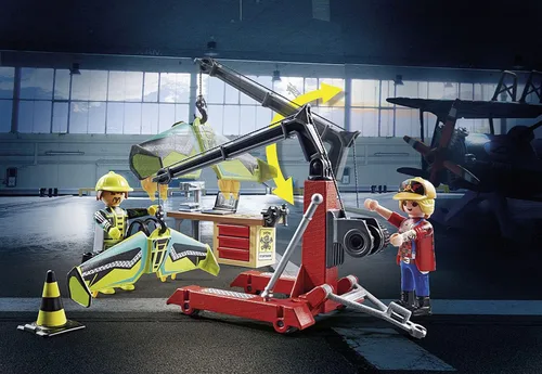 Vista 7 de Playmobil Estación de servicio Air Stunt Show