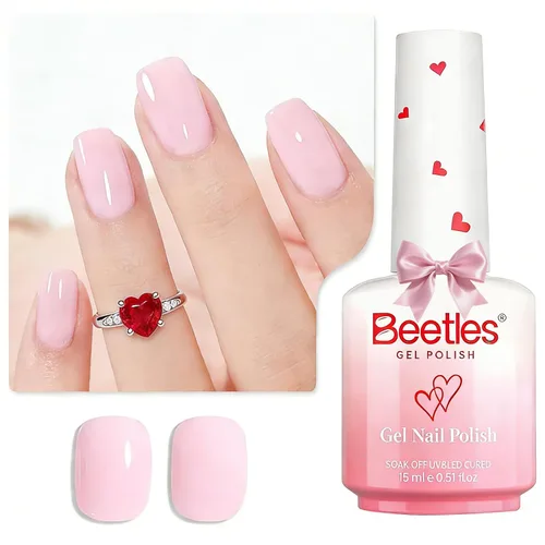 Vista 57 de Beetles - Esmalte de uñas de gel azul, 0.5 onzas líquidas, esmalte de gel azul profundo, efecto translúcido, esmalte de uñas neutro que se absorbe