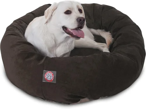Vista 31 de Majestic Pet Villa - Cama para perros de espuma viscoelástica triturada de 32 pulgadas para perros de tamaño mediano, 32 x 23 x 7 pulgadas, cama