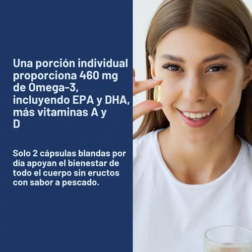 Vista 4 de Carlson Cod Liver Oil gemas – ligera Limón 1.000 mg 150 + 30 sgels