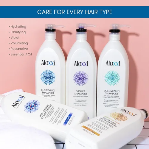 Vista 5 de ALOXXI Acondicionador desenredante sin enjuague para protección del color y manejabilidad, 10.1 onzas