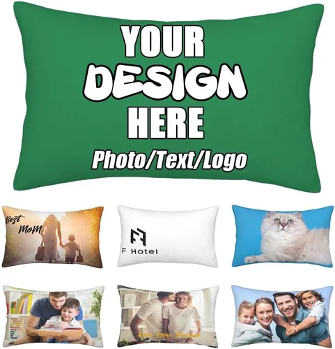 Vista 20 de Funda de almohada decorativa personalizada con foto de pareja, funda de cojín decorativo personalizada, fundas de almohada personalizadas