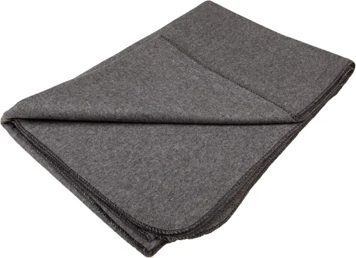 Vista 4 de Farm Blue Manta de emergencia de supervivencia de lana, estilo militar, 80 x 62 pulgadas, gruesa y ligera, para campamento militar, mantas