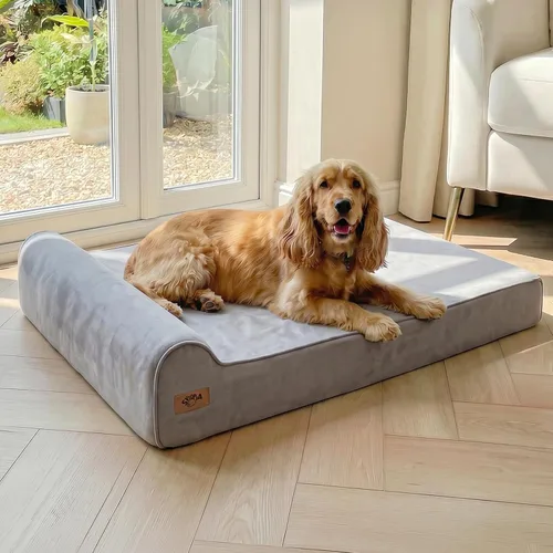 Vista 11 de Sytopia Camas ortopédicas para perros grandes, sofá de espuma viscoelástica extra gruesa de 7 pulgadas para perros mayores y grandes daneses
