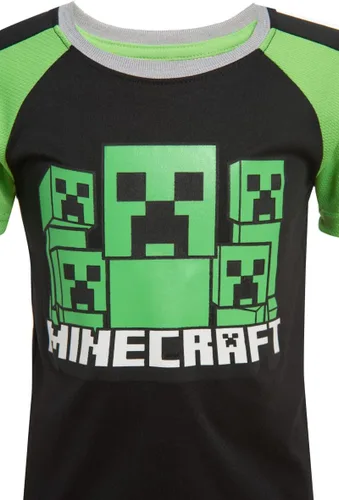 Vista 6 de Minecraft Conjunto de camiseta sin mangas de 3 piezas para niños Creepers