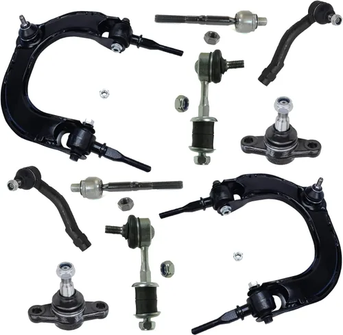 Vista 234 de Detroit Axle - Kit de suspensión delantera de 10 piezas para Chevrolet Trailblazer GMC Envoy 2004-2007 2005 2006 Soportes de brazo de control