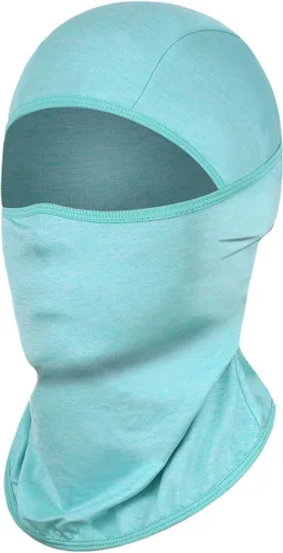 Vista 11 de Achiou - Pasamontañas con Máscara Facial, Máscara de Esquí para Hombres y Mujeres de Fútbol, Ligera Sheisty, Ninja Sheisty Capucha Solar UV