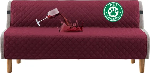 Vista 44 de Turquoize Funda 100 % impermeable para sillón de ala, protector de sofá, triple antideslizante, protector de muebles para mascotas, niños, perros