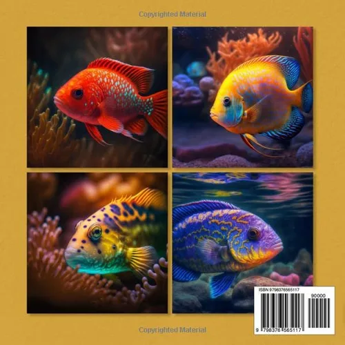 Vista 2 de Libro Ilustrado De Peces Tropicales Para Adultos Libro De Imágenes Para Adultos Con Demencia Y Alzhéimer Libro De Actividades De Memoria Fácil Y