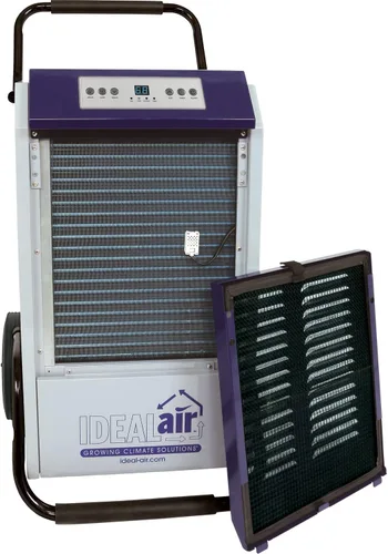 Vista 2 de Ideal-Air Pro Series Deshumidificador 180 Pint - Grado comercial, para talleres e invernaderos
