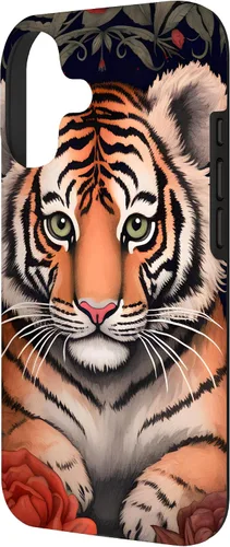 Vista 2 de Red Roses Tiger Cub Case for iPhone 17
